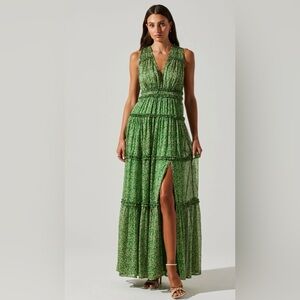 ASTR the label Edessa Tiered Ruffle Maxi Dress, XL